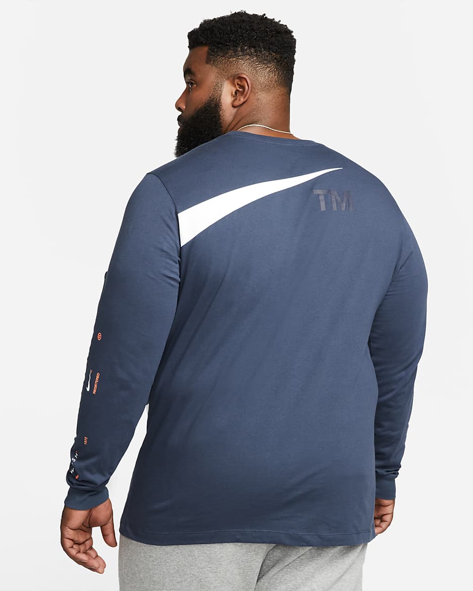 Nike Sportswear Men's Long-Sleeve T-Shirt - Thunder Blue