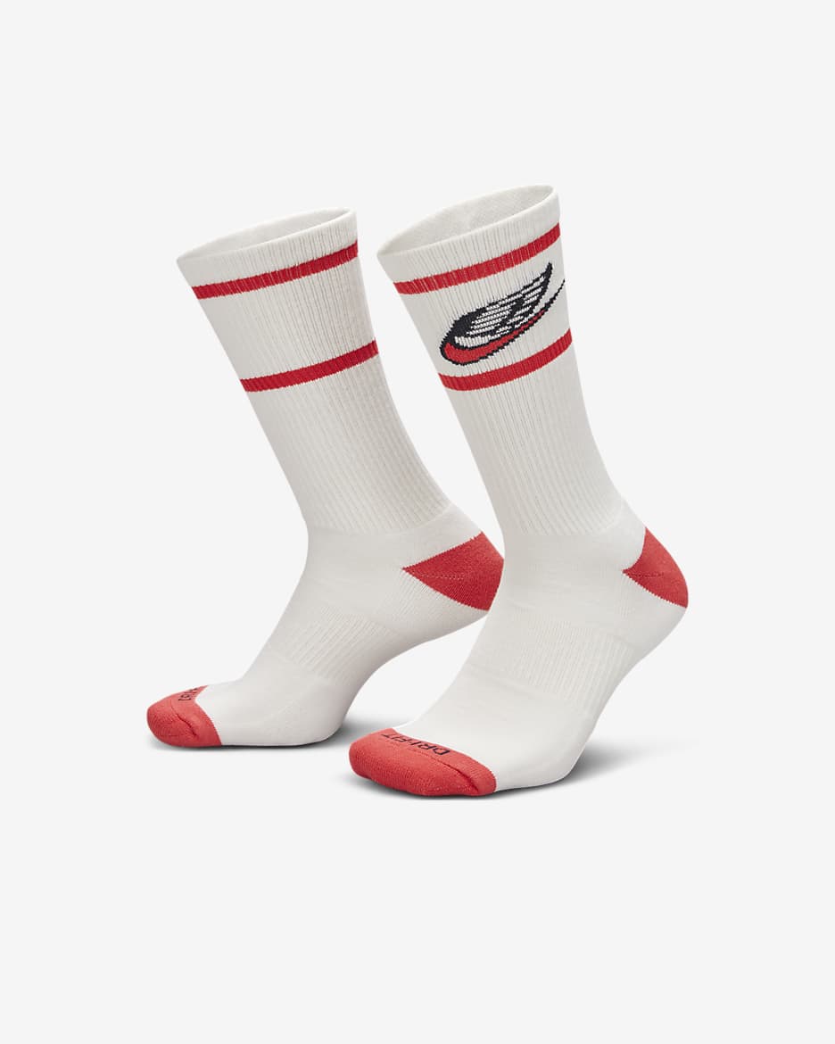 Nike Everyday Plus Cushioned Crew Socks (2 Pairs) - Multi-Color