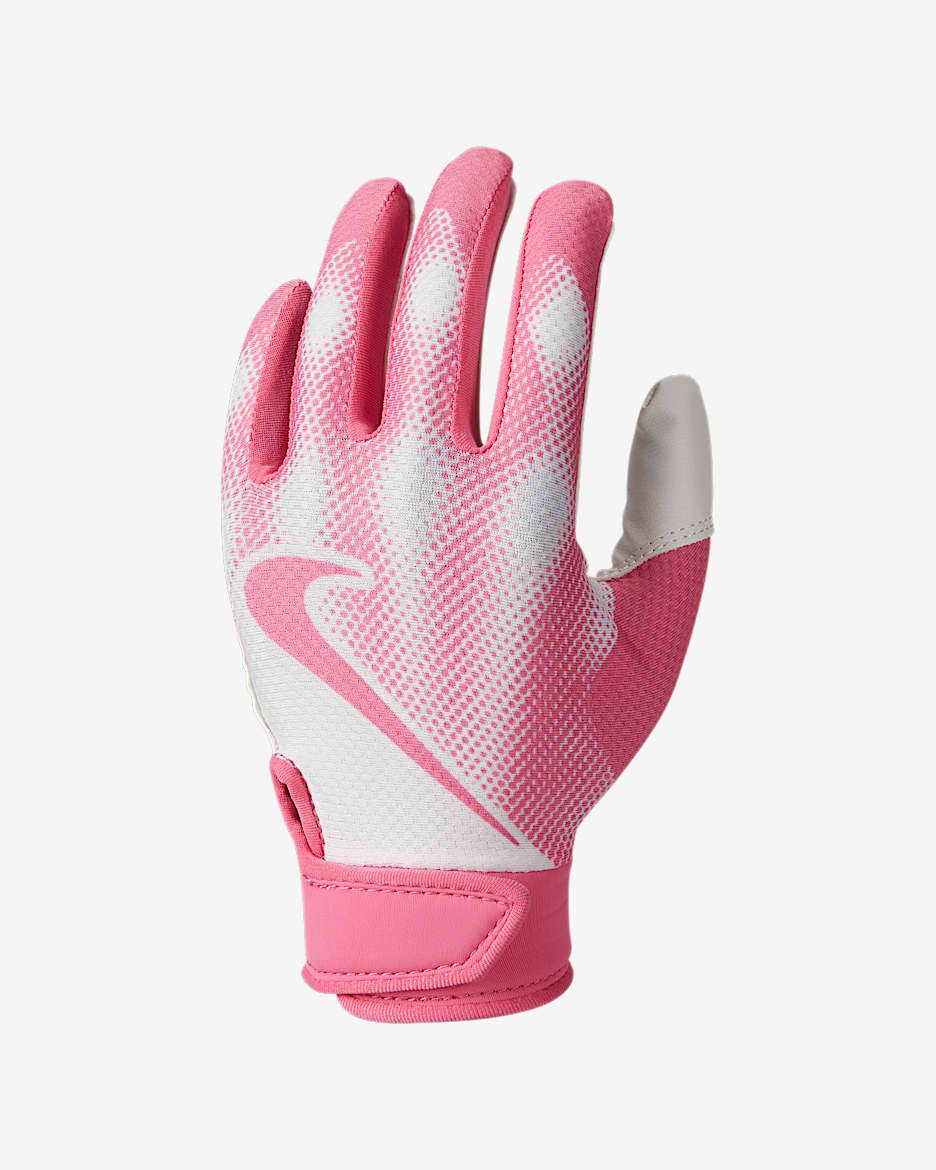 Guantes de bateo de tee-ball para niños Nike Alpha - Blanco