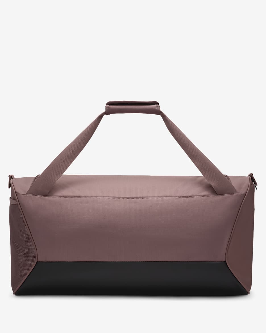 Sac de sport de training Nike Brasilia 9.5 (taille moyenne, 60 L) - Smokey Mauve/Noir/Light Orewood Brown