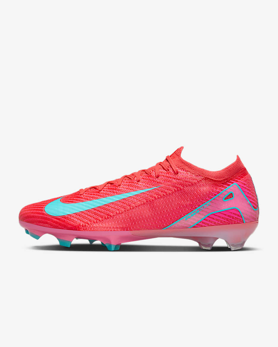 Nike Mercurial Vapor 16 Elite FG Low-Top Football Boot - Ember Glow/Aurora Green