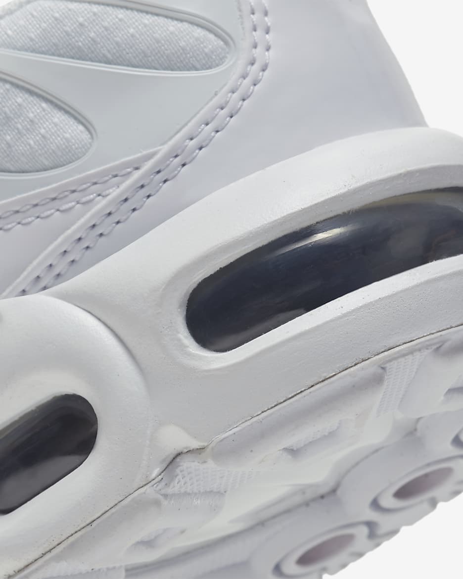 Sko Nike Air Max Plus för ungdom - Vit/Metallic Silver/Vit