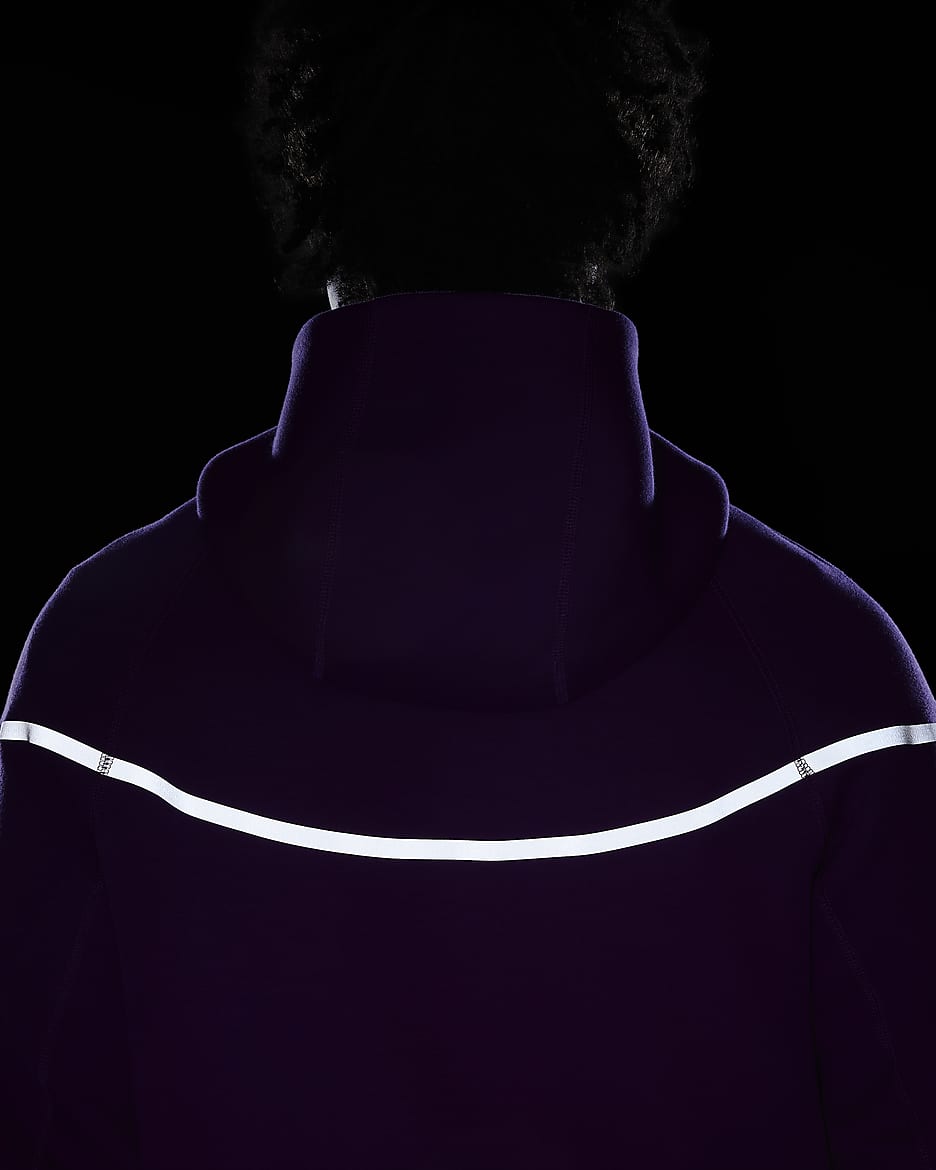 Nike Tech Windrunner Men's Fleece Full-Zip Jacket - Bold Berry