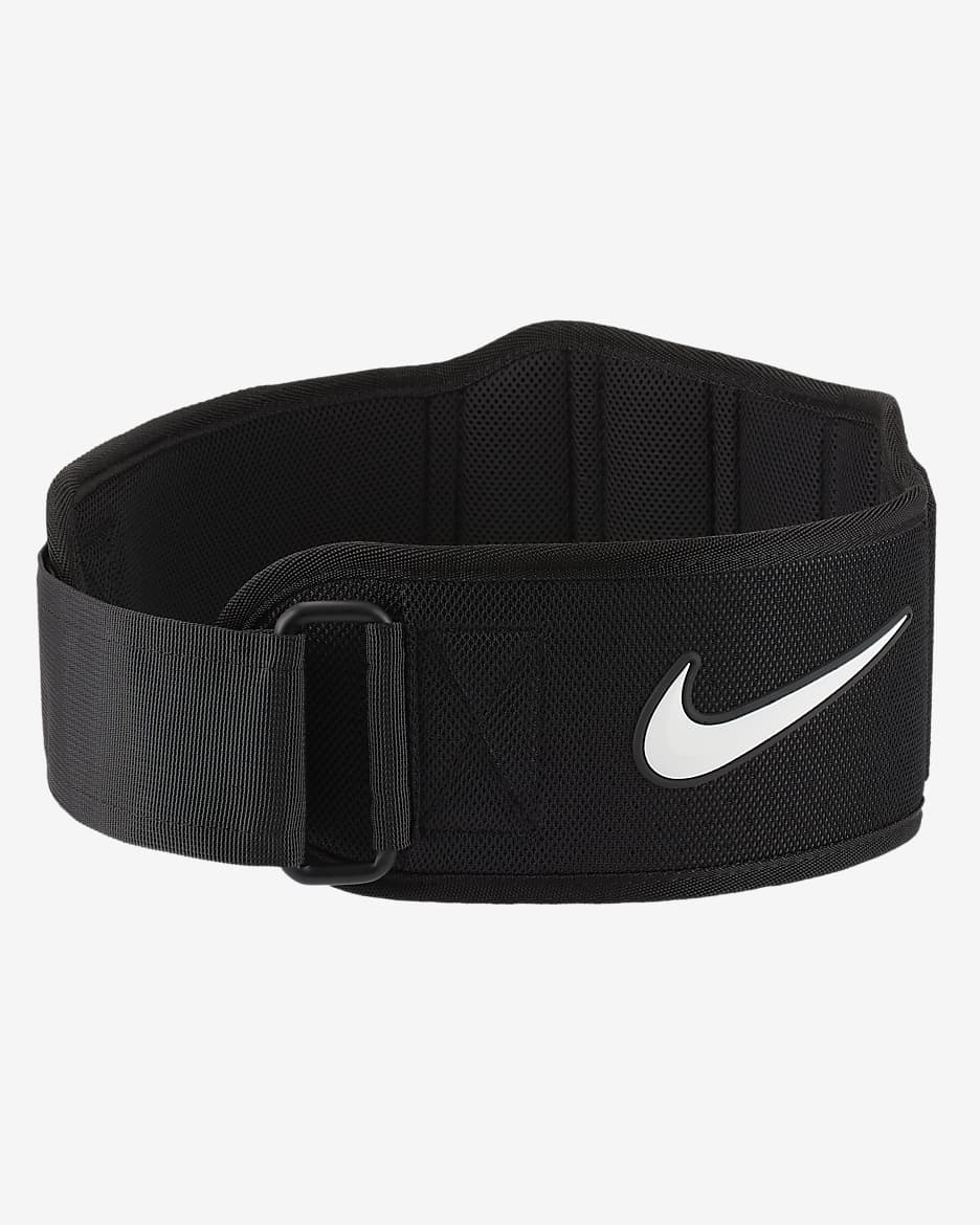 Ceinture de musculation structurée Nike - Noir/Noir/Blanc