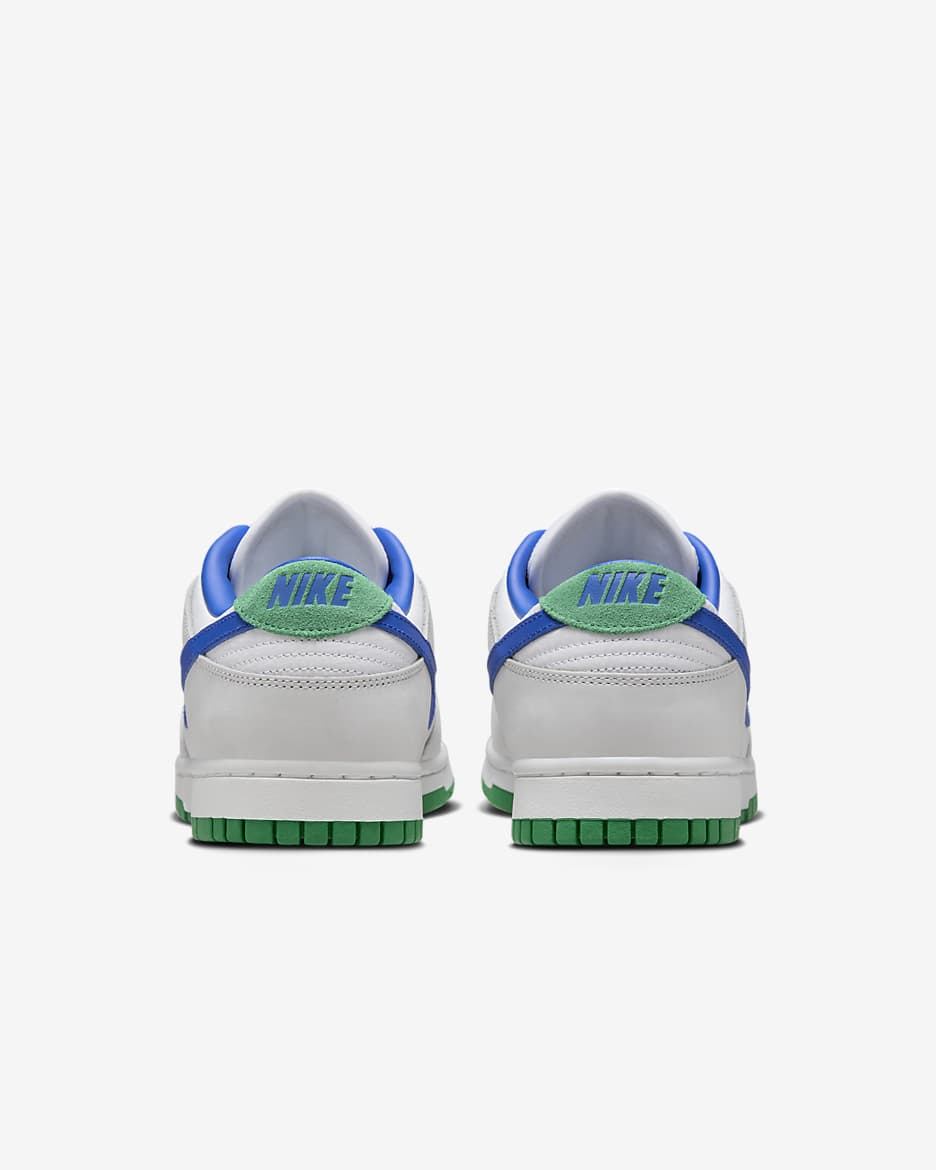 รองเท้าผู้หญิง Nike Dunk Low Premium - ขาว/Photon Dust/Stadium Green/Photo Blue