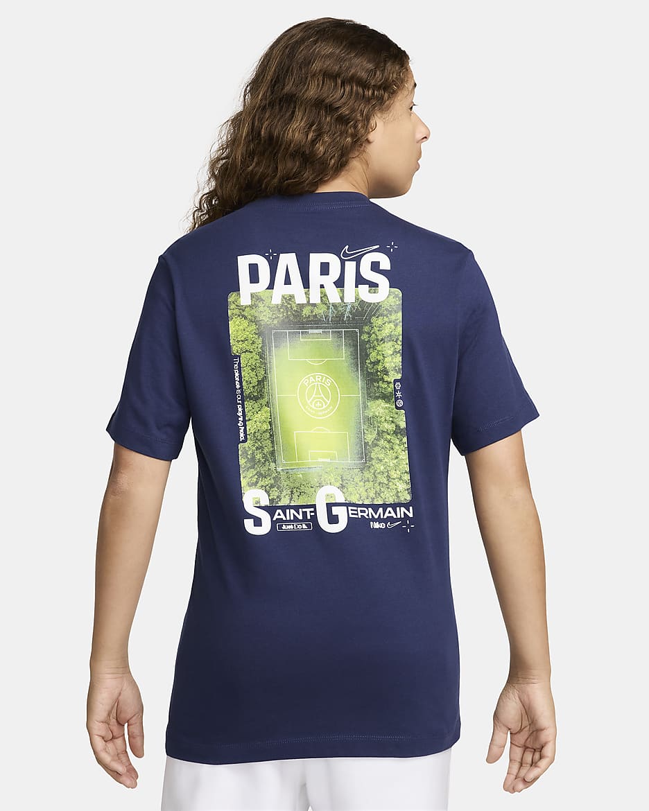 Playera con gráfico para hombre Paris Saint-Germain - Azul marino medianoche