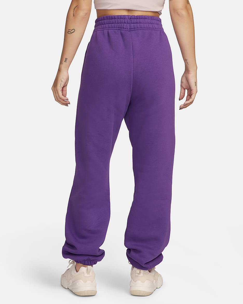 Fleece joggingbyxor Nike Sportswear för kvinnor - Purple Cosmos