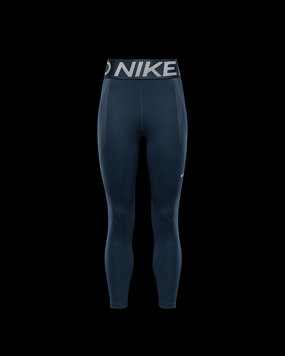 Damskie legginsy 7/8 z wysokim stanem Nike Pro Sculpt - Armory Navy