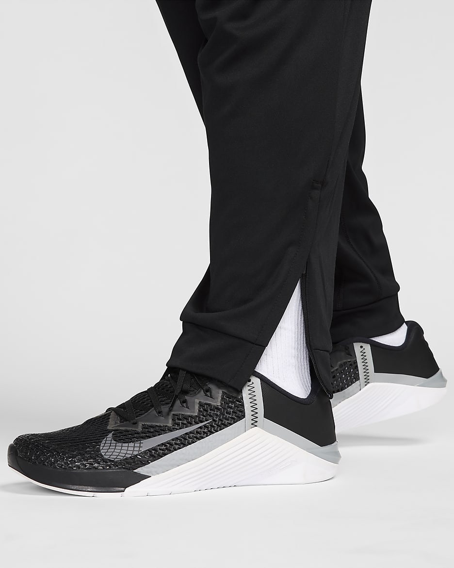 Pantalon fuselé Dri-FIT Nike Totality pour homme - Noir/Blanc