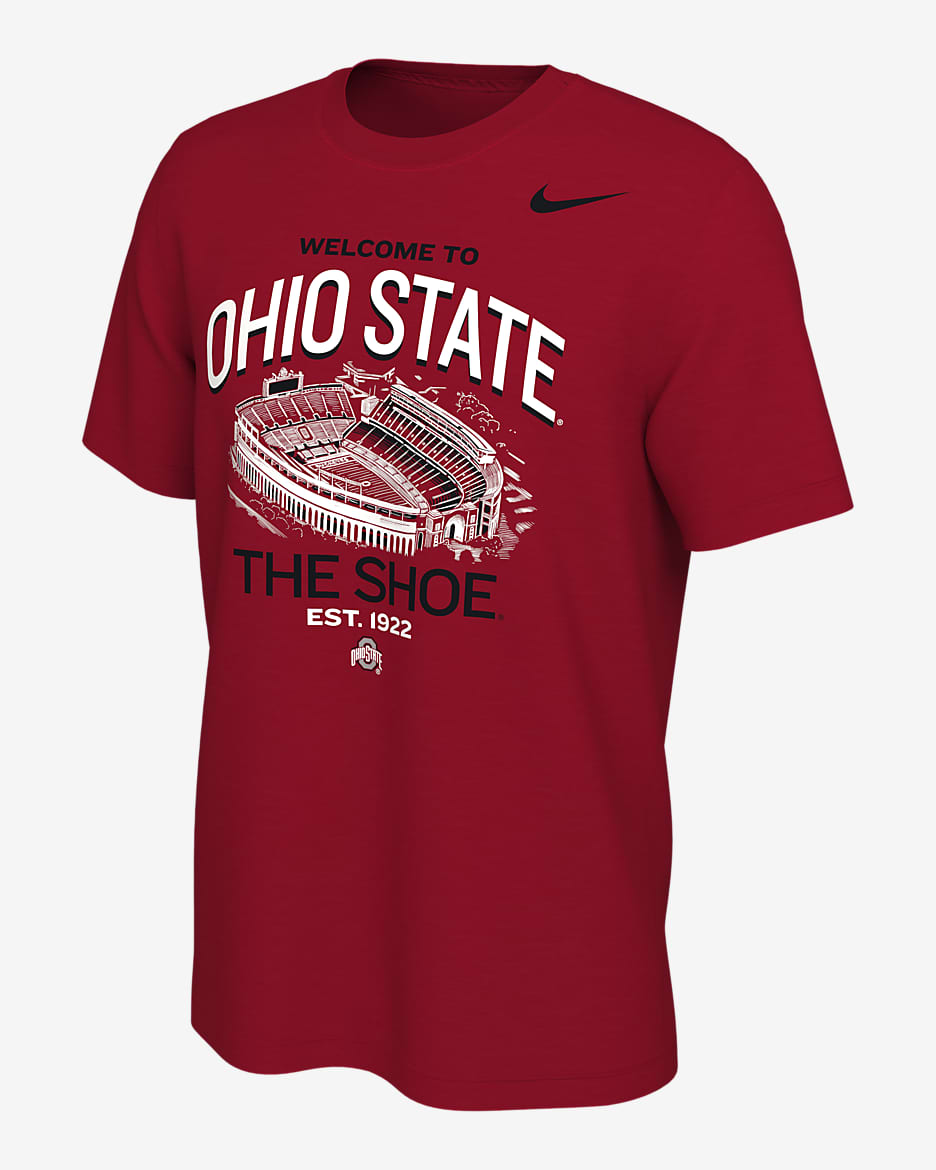 Ohio State Men's Nike College T-Shirt - University Red