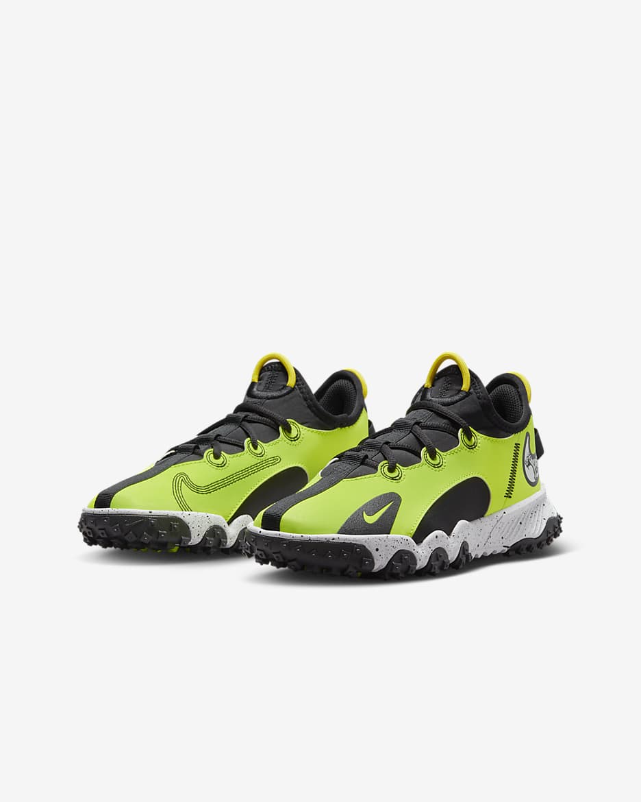 Tenis para niños de preescolar y grandes Nike Future Field - Volt/Negro/Amarillo opti/Blanco