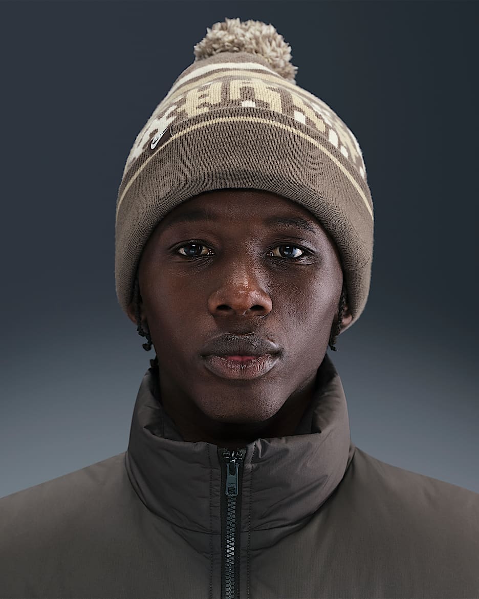 Gorro Nike Peak de exterior - Cave Stone/Caqui Desert/Sail