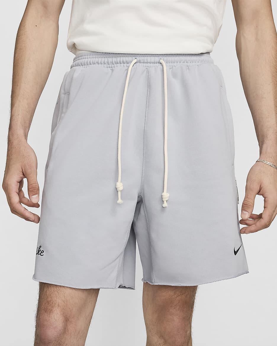 Shorts da basket reversibili 21 cm Dri-FIT Nike Standard Issue – Uomo - Wolf Grey/Nero