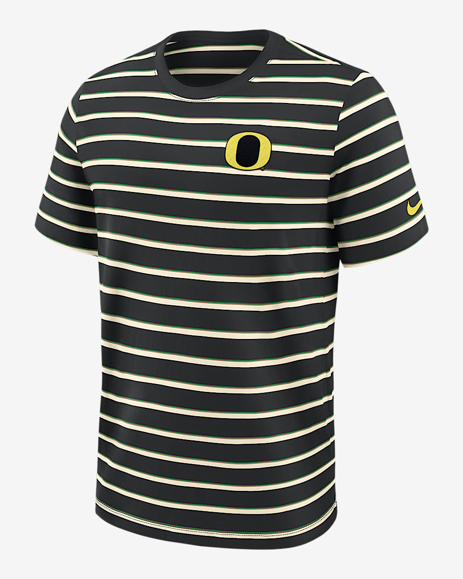 Oregon Athletic Prep Legacy Summit Stripe Men's Nike College T-Shirt - Black