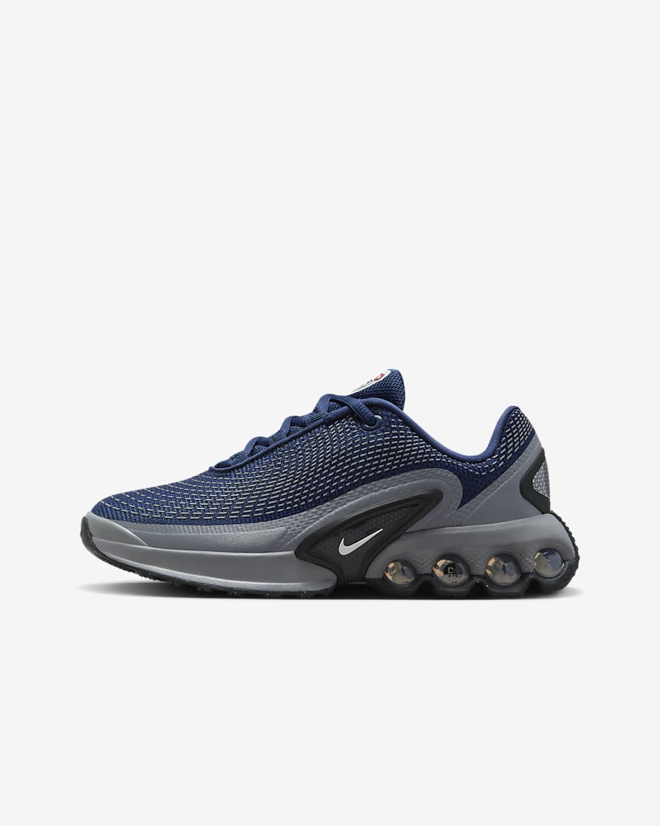 Nike Air Max Dn Older Kids' Shoes - Midnight Navy/Cool Grey/Black/White