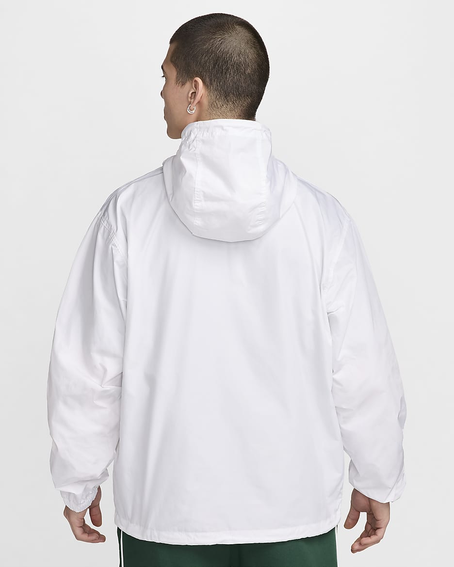 Nike Club Men's Marina Anorak - White/Black