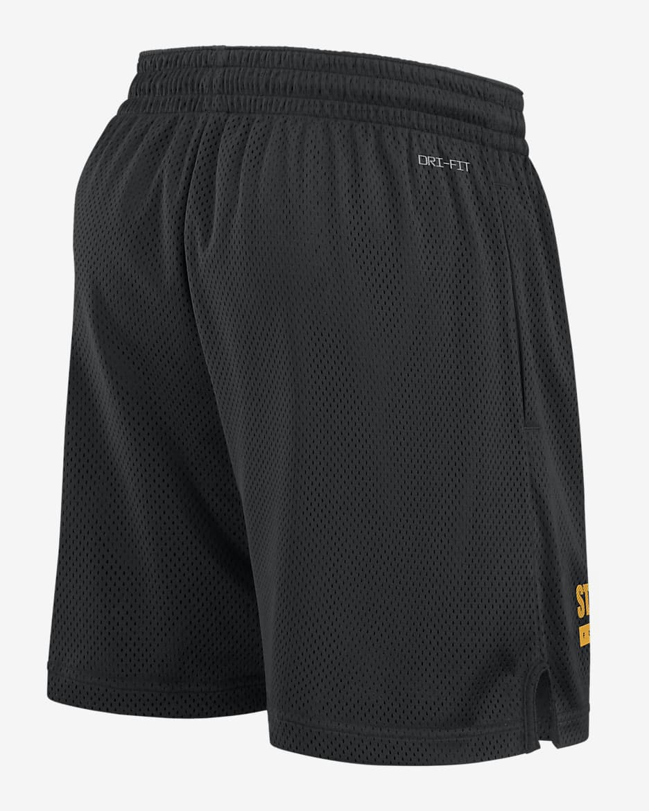 Pittsburgh Steelers Sideline Men's Nike Dri-FIT NFL Shorts - Black