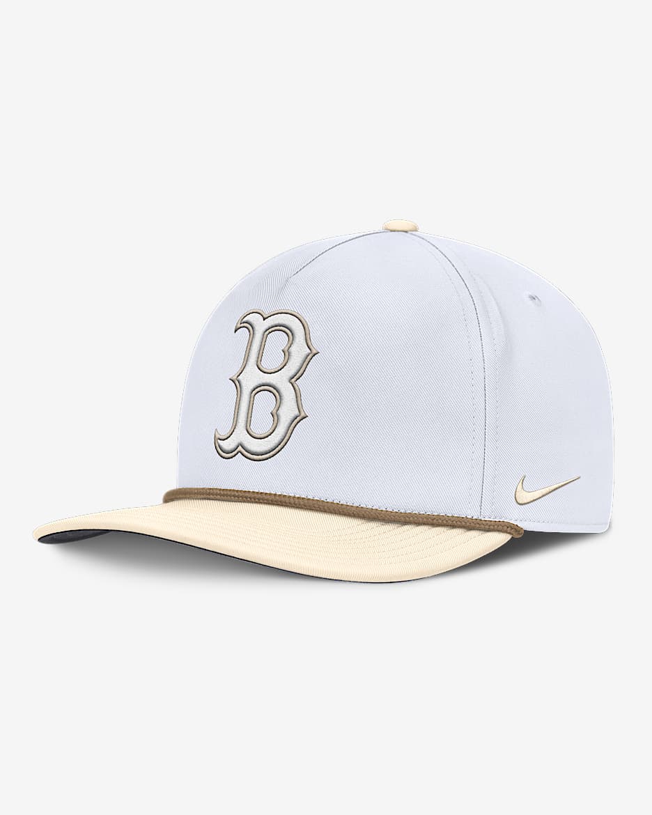 Boston Red Sox Pro Men’s Nike AeroBill MLB Adjustable Hat - White
