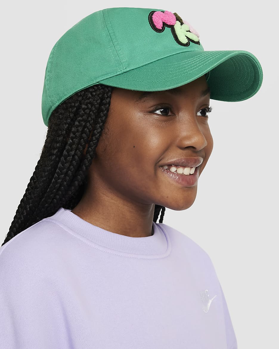 Gorra para niños talla grande Nike Club - Verde estadio