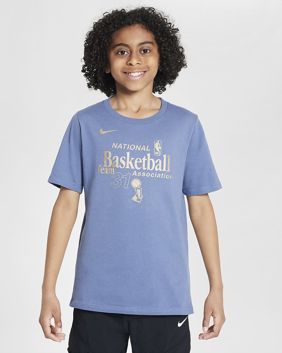 Team 31 Essential Older Kids' Nike NBA T-Shirt - Diffused Blue