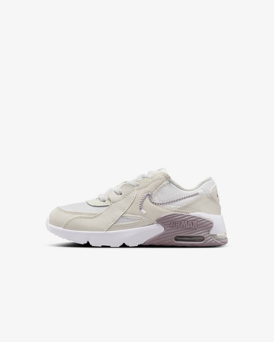 Nike Air Max Excee Younger Kids' Shoes - White/Phantom/Sail/Light Violet Ore