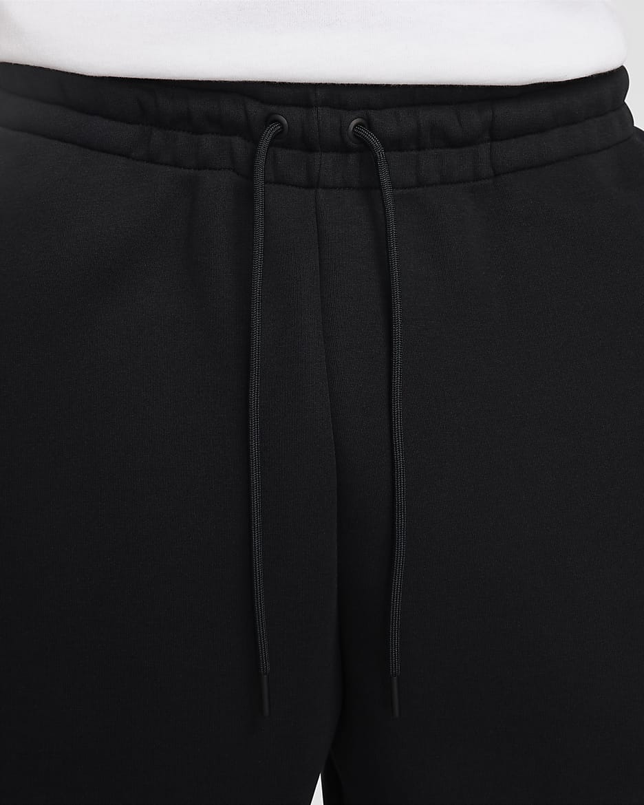 Calças de lã cardada Nike Tech para homem - Preto/Preto