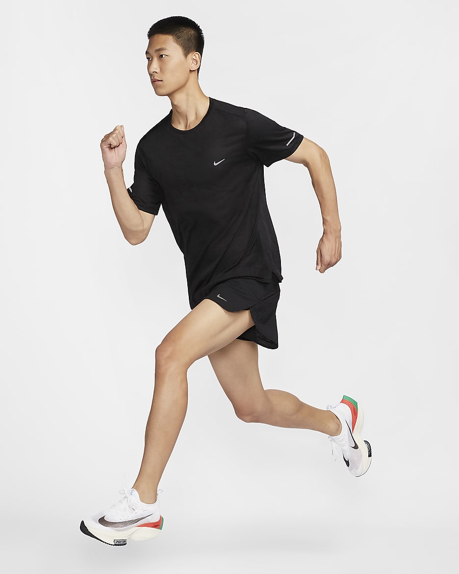 Nike Running Division Men's Dri-FIT ADV Short-Sleeve Running Top - Black