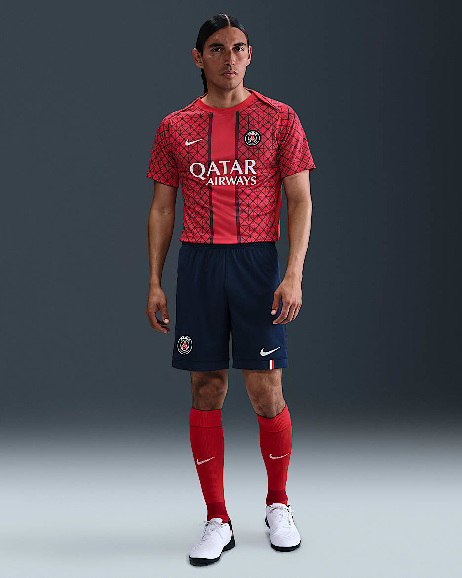 Paris Saint-Germain 2025/26 Stadium Home Men's Nike Dri-FIT Football Replica Shorts - Midnight Navy/White