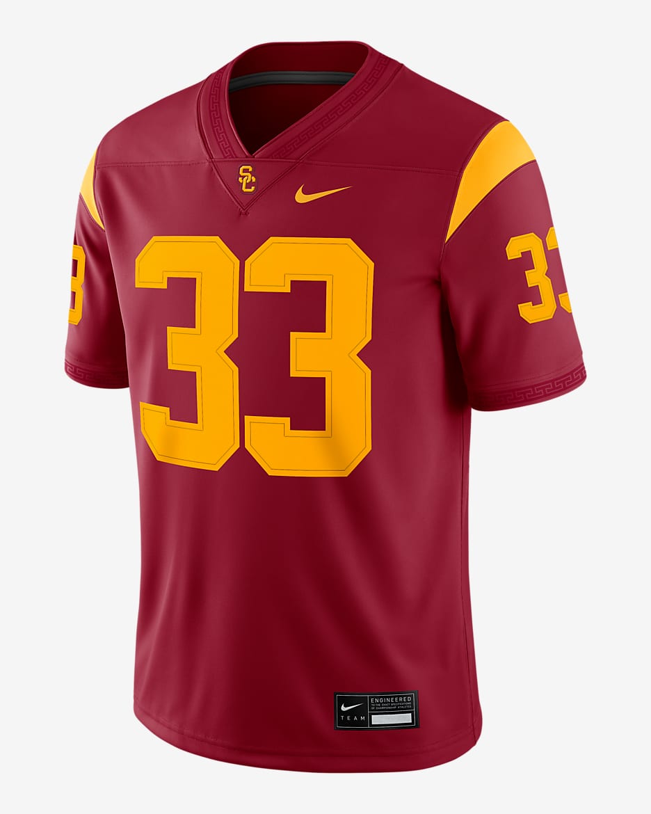 USC Trojans Men's Nike Dri-FIT College Game Jersey - Crimson