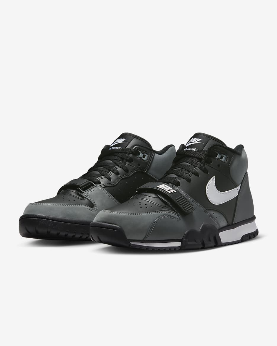 Calzado para hombre Nike Air Trainer 1 - Negro/Gris oscuro/Gris azulado/Blanco