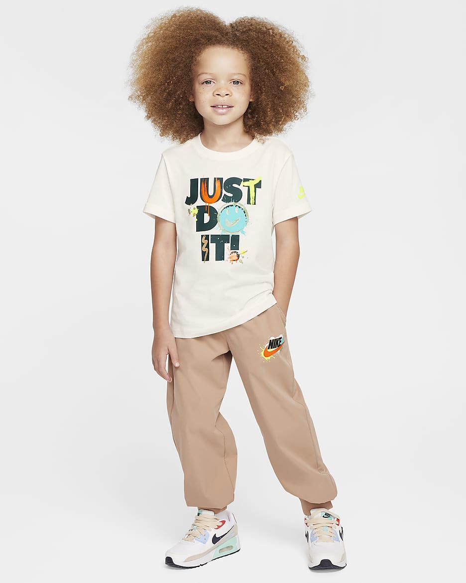 Nike "Express Yourself" Little Kids' "Just Do It" T-Shirt - Sail