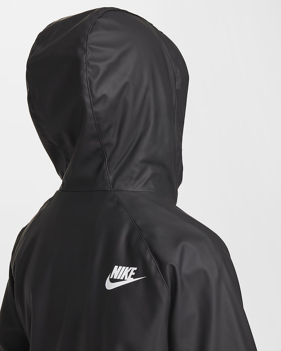 Nike Little Kids' Rain Jacket - Black