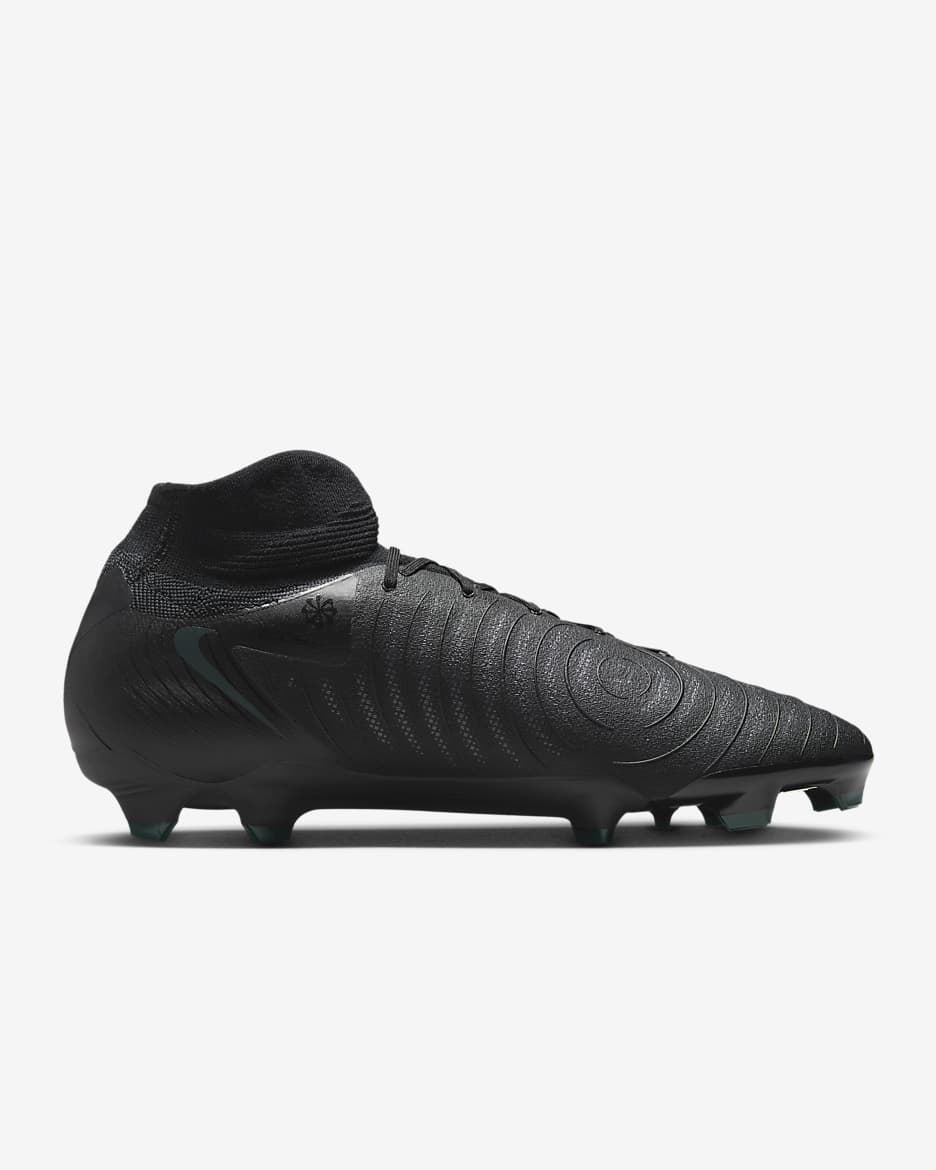 Nike Phantom Luna 2 Pro FG High-Top Football Boot - Black/Deep Jungle/Black