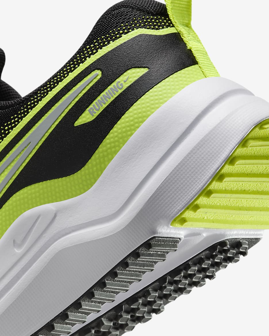 Nike Cosmic Runner Older Kids' Road Running Shoes - Black/Volt/Wolf Grey