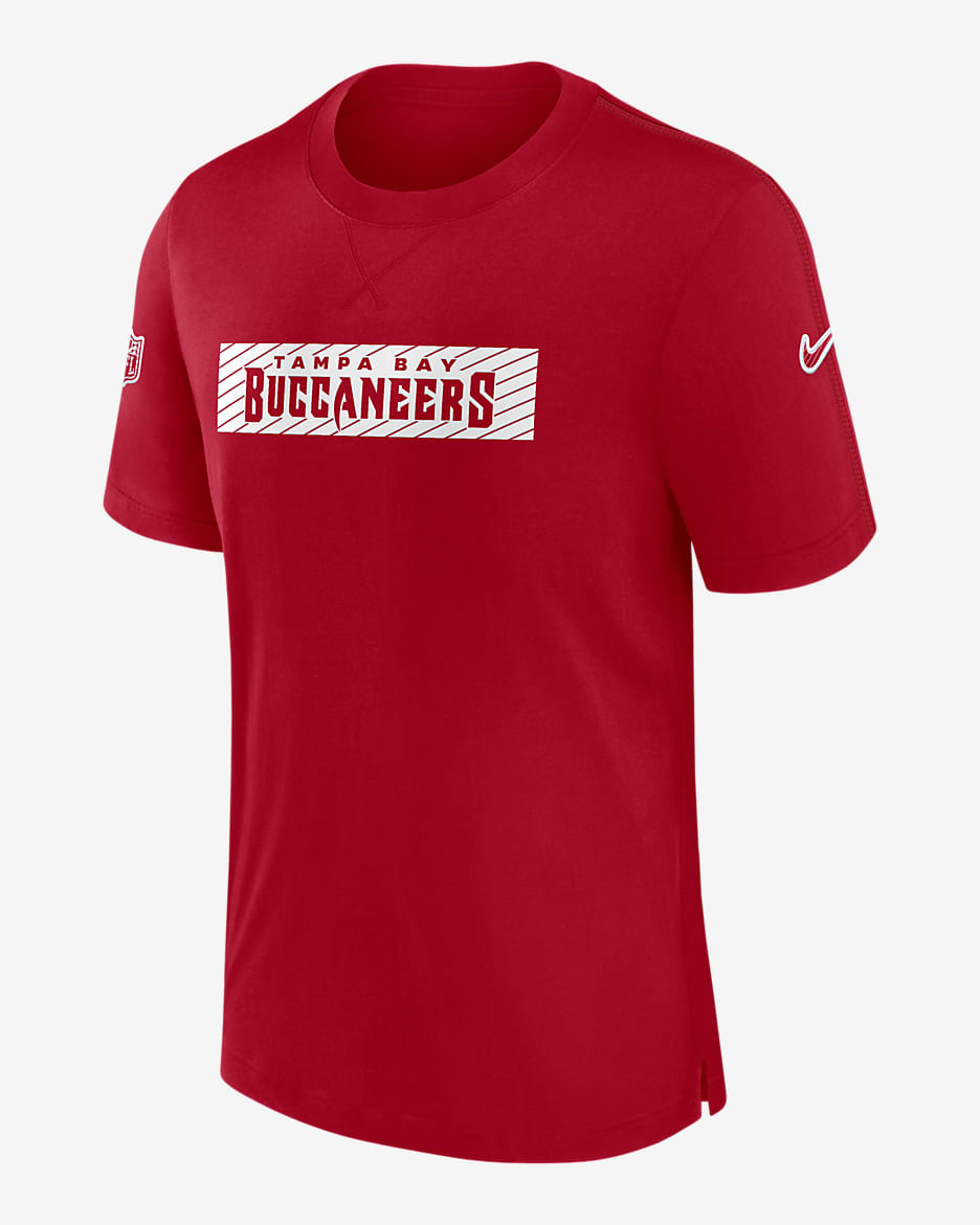 Playera Nike Dri-FIT de la NFL para hombre Tampa Bay Buccaneers Sideline Player - Rojo