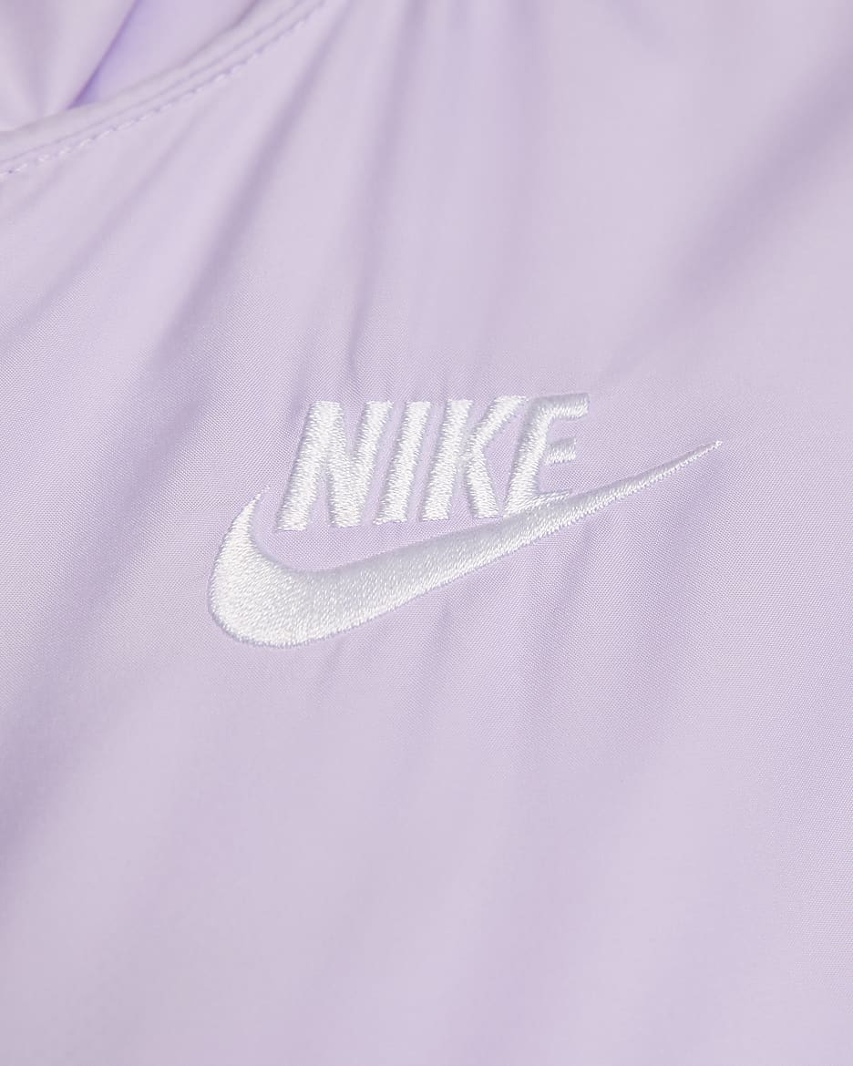 Nike Sportswear Essential Repel Women's Woven Jacket (Plus Size) - Violet Mist/White