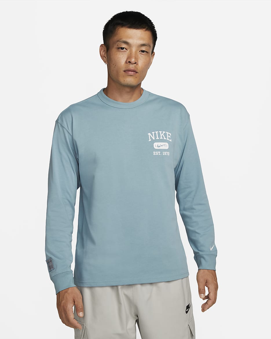 ナイキ スポーツウェア メンズ ロングスリーブ Max90 Tシャツ - ウォーンブルー/コブルストーン/ウォーンブルー