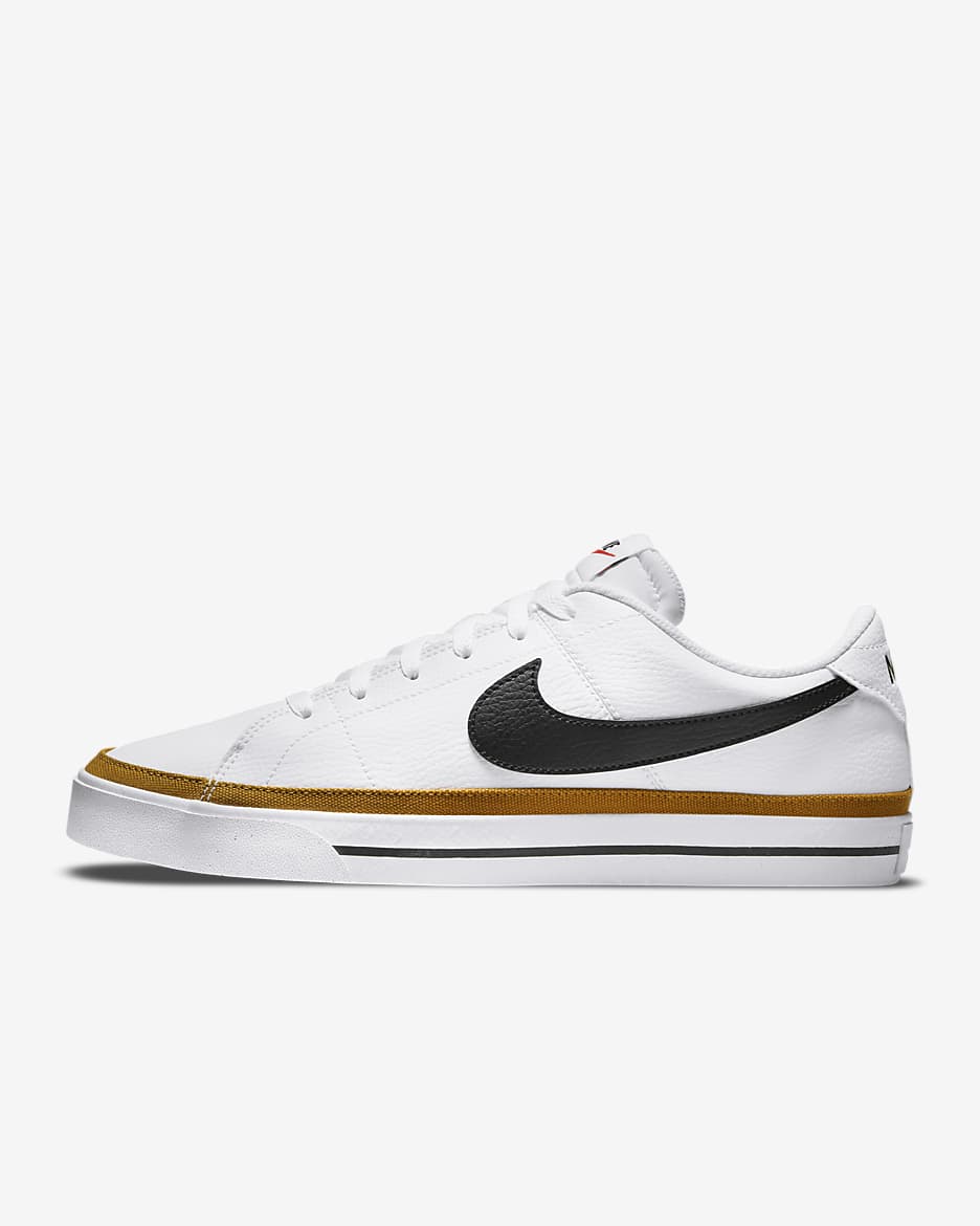 Nike Court Legacy Men's Shoes - White/Desert Ochre/Black