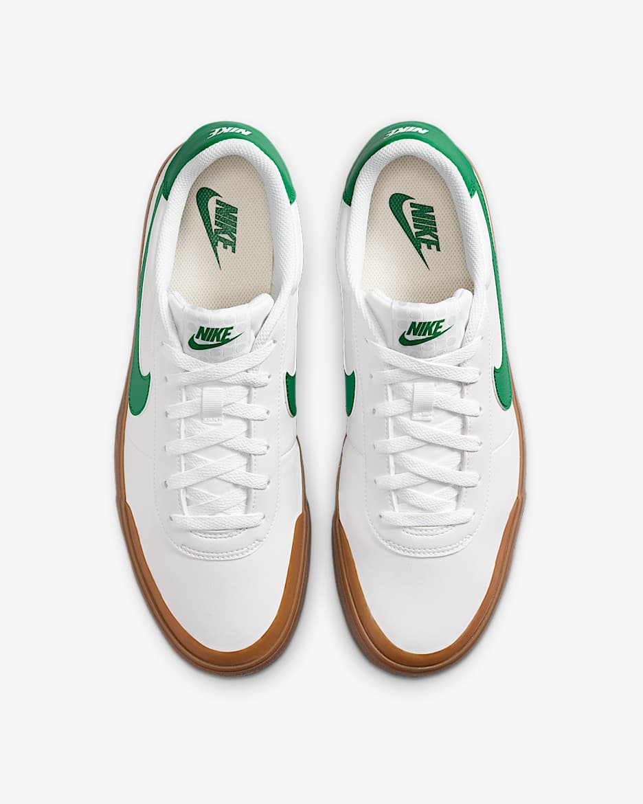 Nike Court Shot Men's Shoes - White/Gum Medium Brown/Malachite