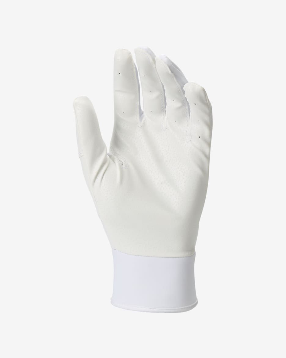 Guantes de bateo de béisbol (1 par) Nike Alpha - Blanco