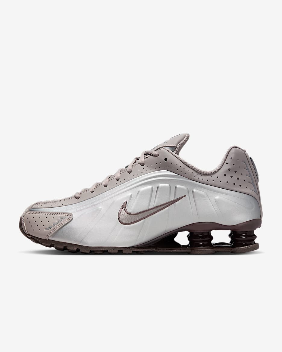 Tenis para hombre Nike Shox R4 - Cueva/Gris universitario/Marrón barroco/Cueva