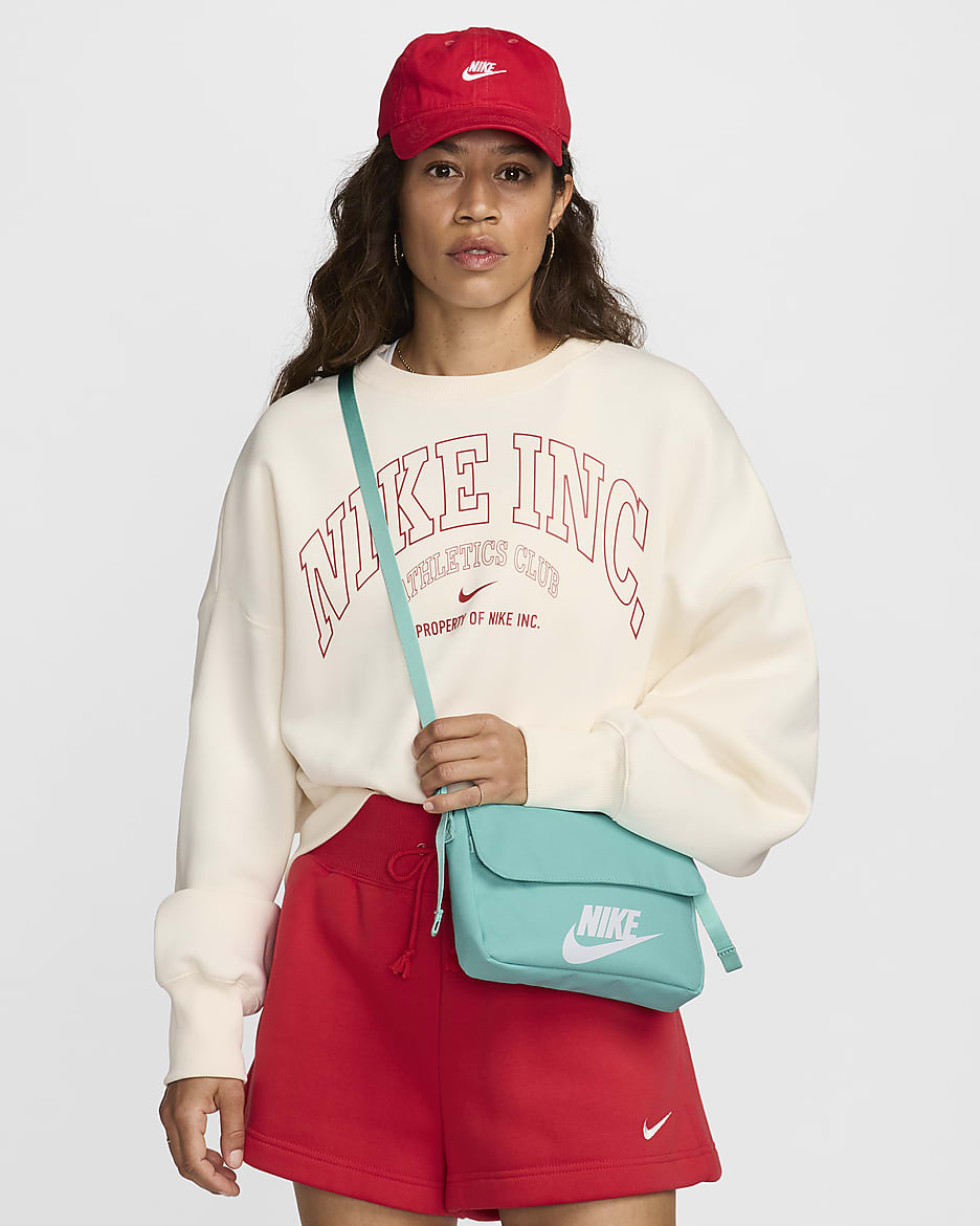 Sac à bandoulière Nike Sportswear Futura 365 pour Femme (3 L) - Green Frost/Green Frost/Blanc