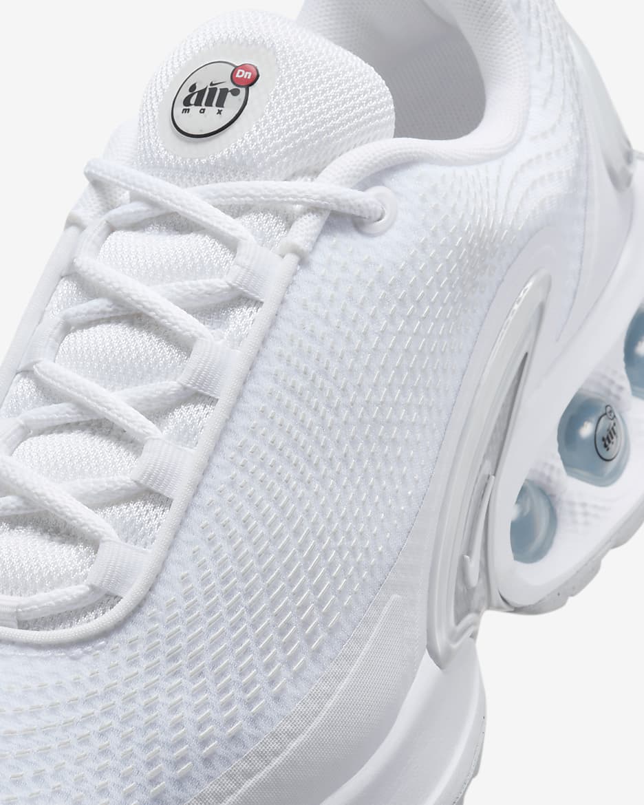 Nike Air Max Dn Sabatilles - Blanc/Blanc/Platejat metal·litzat/Blanc