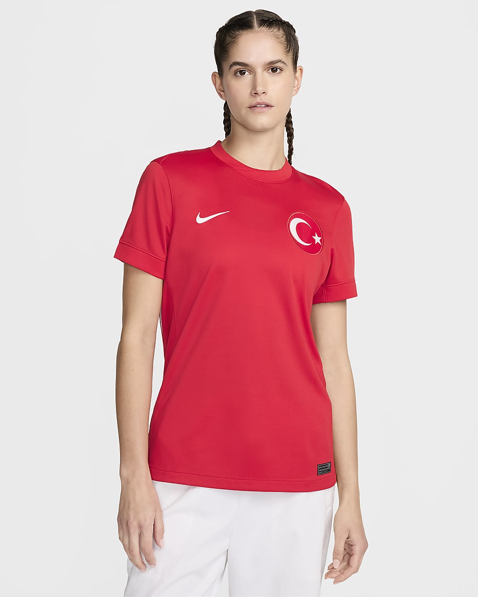 Türkiye 2024/25 Stadium Away Women's Nike Dri-FIT Football Replica Shirt - Sport Red/Sport Red/White