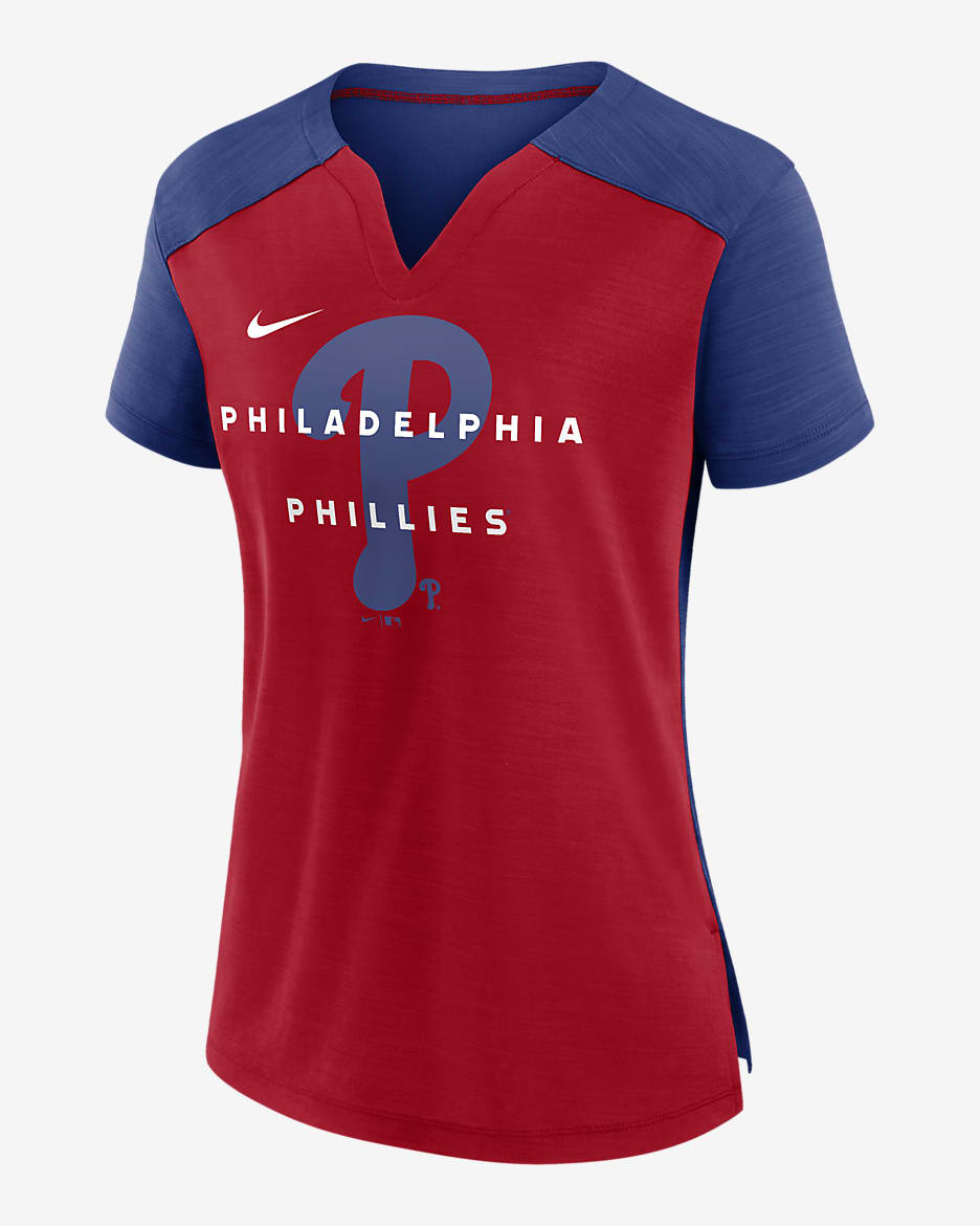 Nike Dri-FIT Stack Logo (MLB Philadelphia Phillies) Women's T-Shirt - Royal