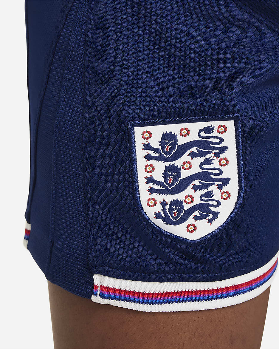 Engeland 2024/25 Stadium Thuis Nike driedelig replica-voetbaltenue voor kleuters - Wit/Blue Void