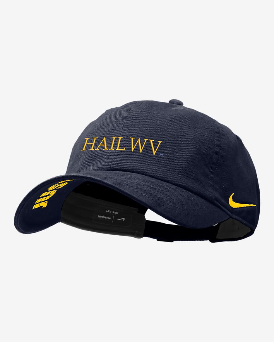 West Virginia Nike College Cap - Navy