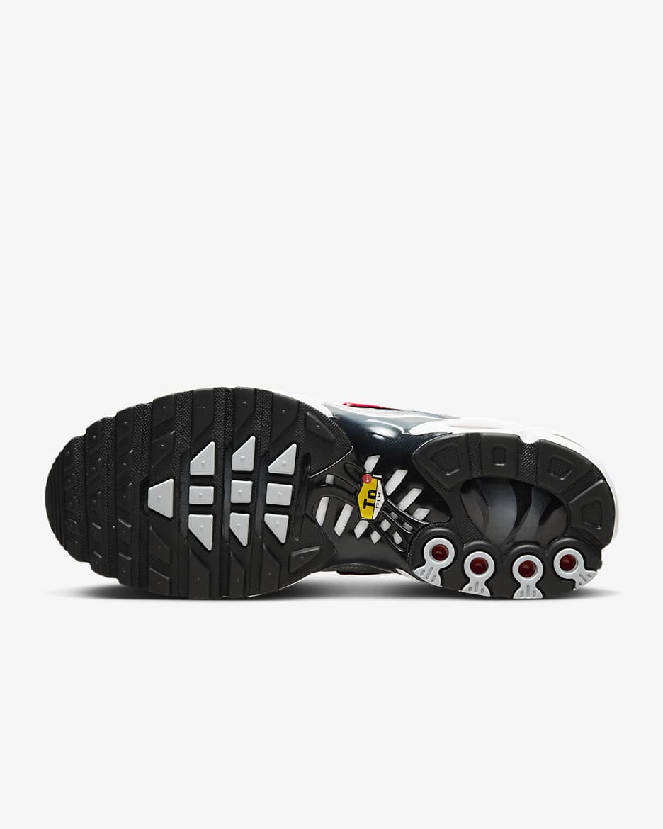 Nike Air Max Plus Schuh (Damen) - Metallic Silver/Cool Grey/Wolf Grey/University Red