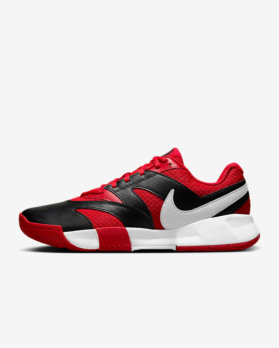 NikeCourt Lite 4 Men's Tennis Shoes - University Red/Black/White