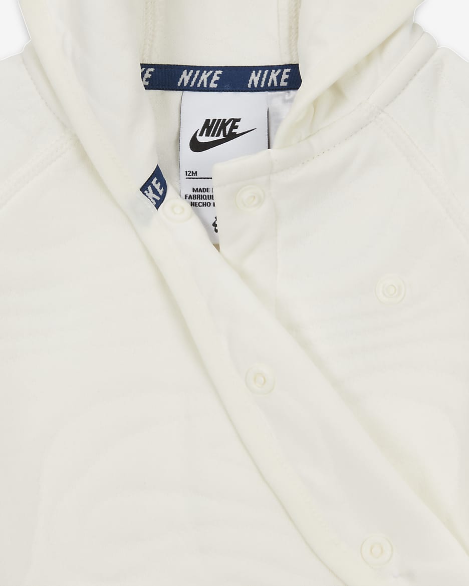 Nike ReadySet Baby 2-Piece Snap Jacket Set - Sail